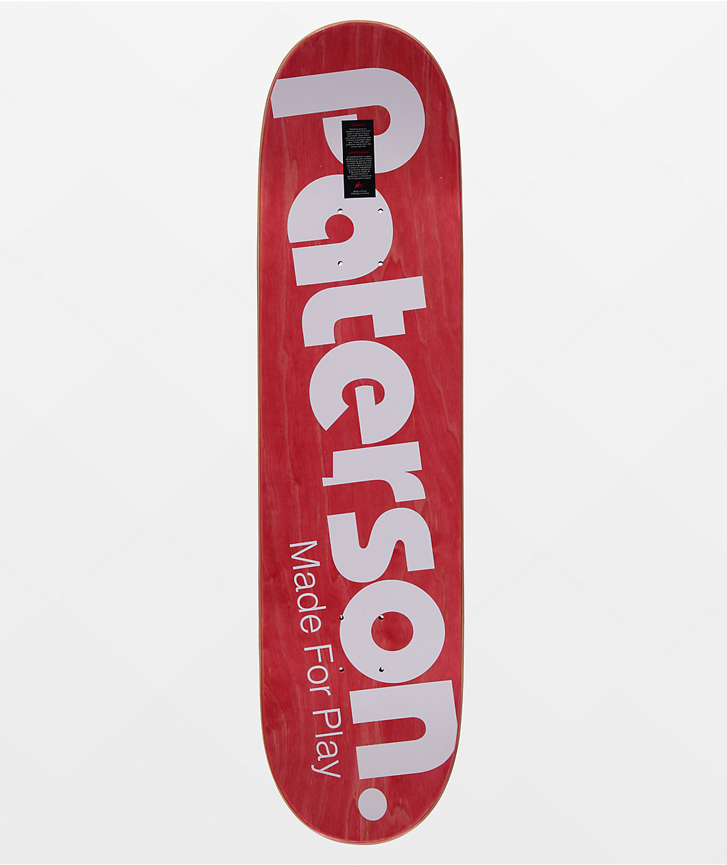 Paterson x Gundam Wing Heero 8.0" Skateboard Deck 