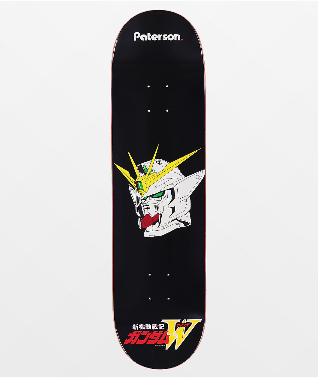 Paterson x Gundam Wing Heero 8.0" Skateboard Deck 