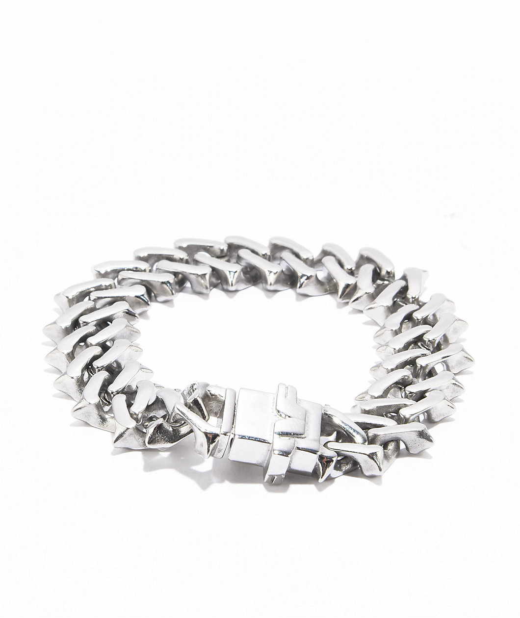Personal Fears Raptor Link 7" Silver Bracelet