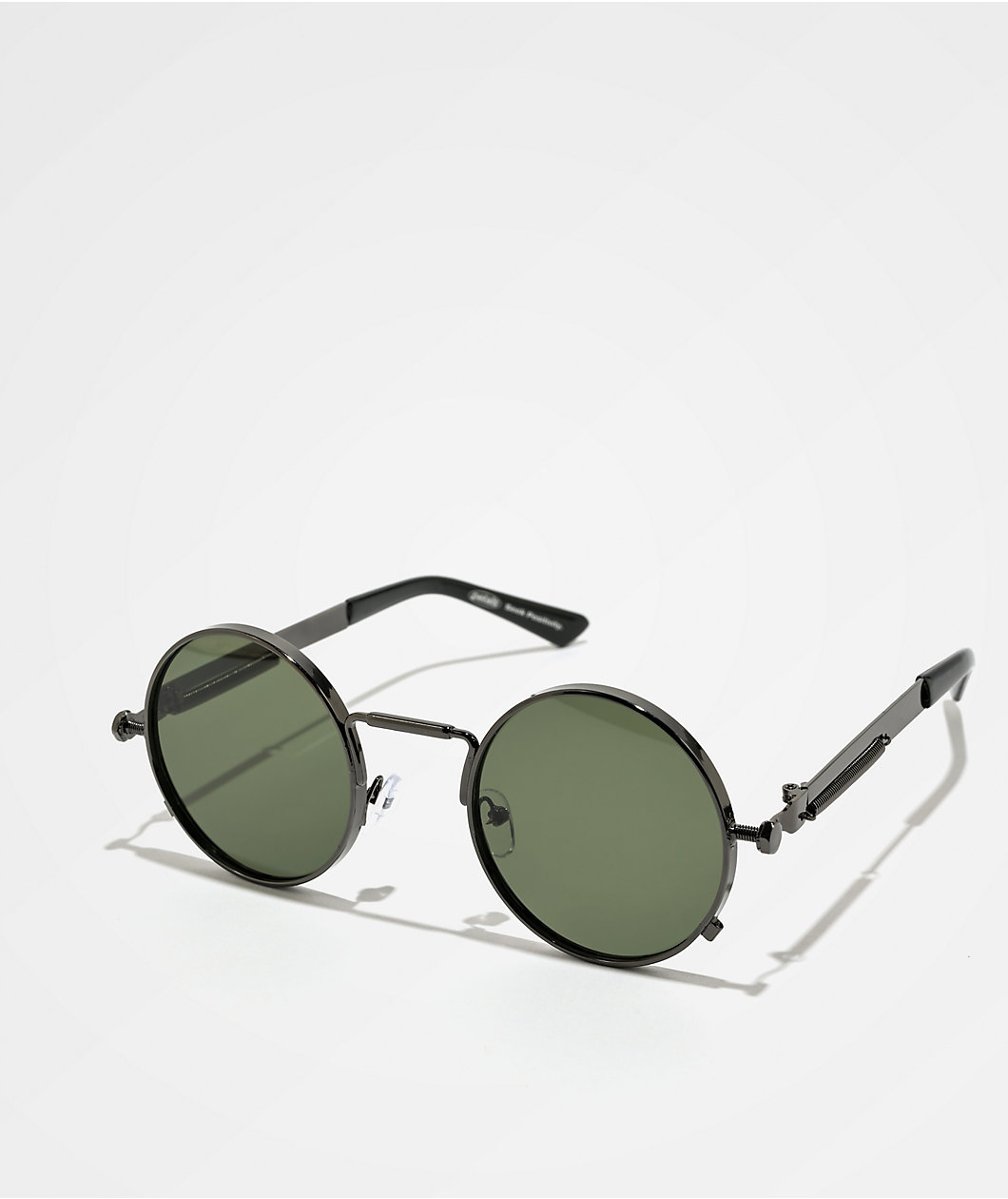 Petals and Peacocks Full Circle Matcha Sunglasses