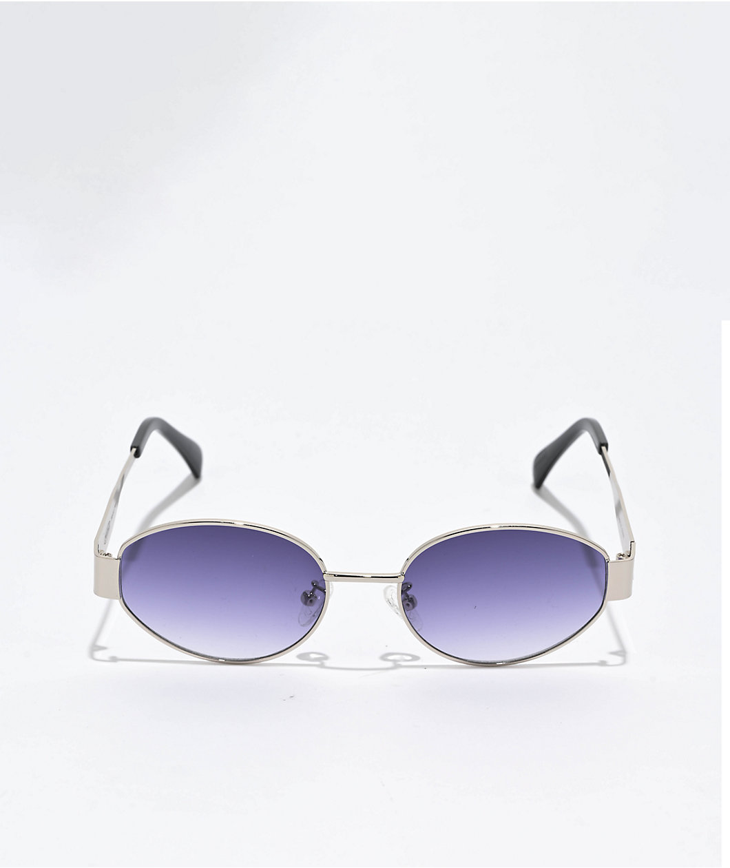 Petals and Peacocks Lustra Silver Sunglasses