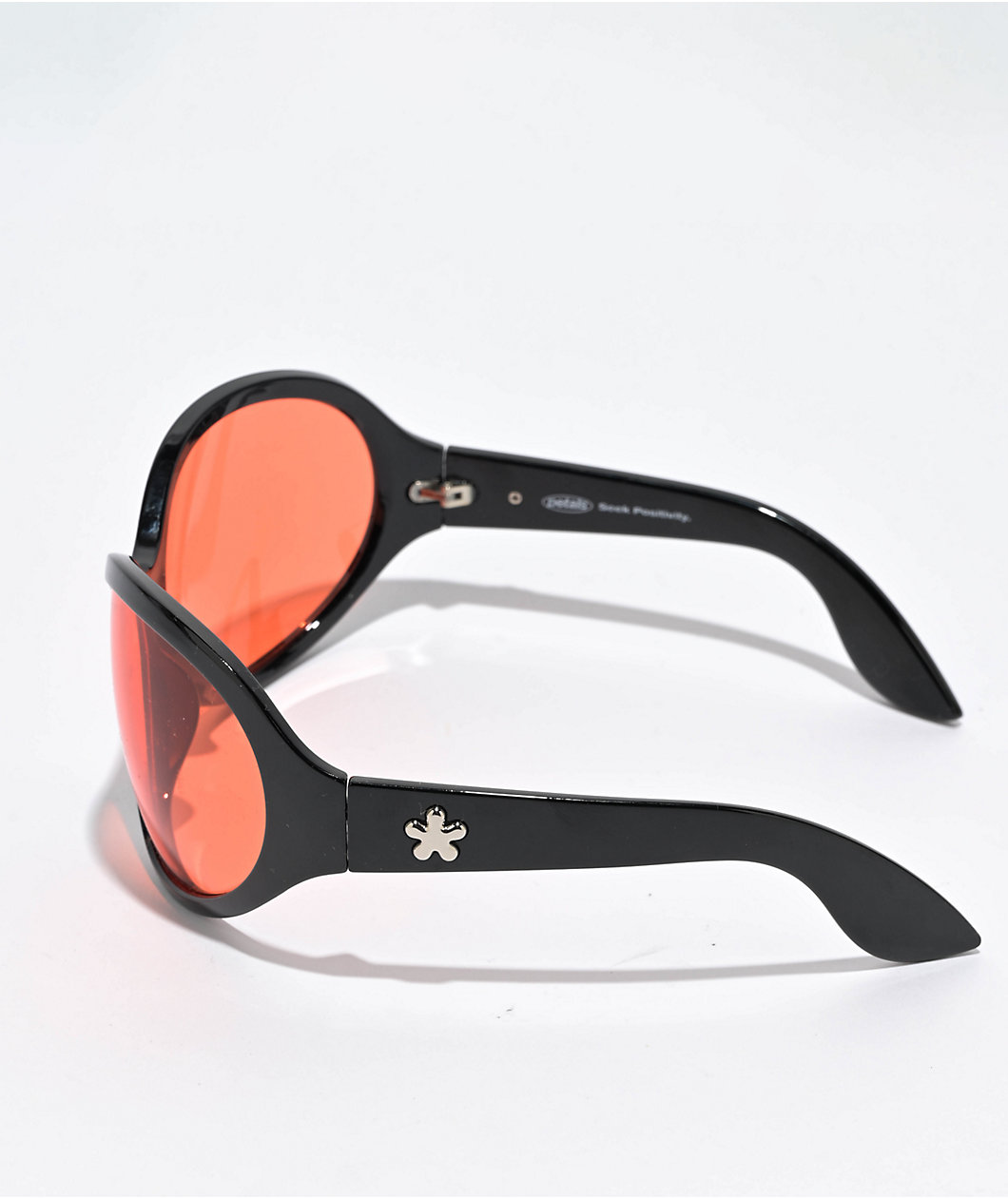 Petals and Peacocks Nebula Red Sunglasses