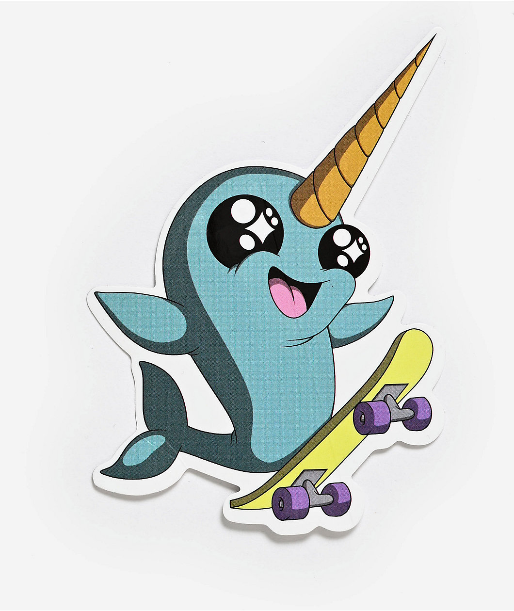 Petty Snacks Gnarlywhal Sticker