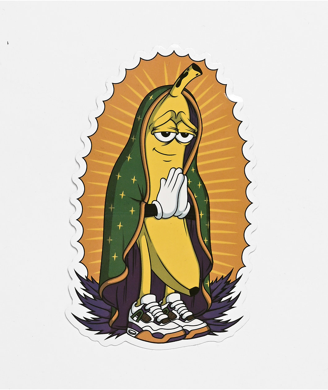 Petty Snacks Saint Virgin Nana Sticker
