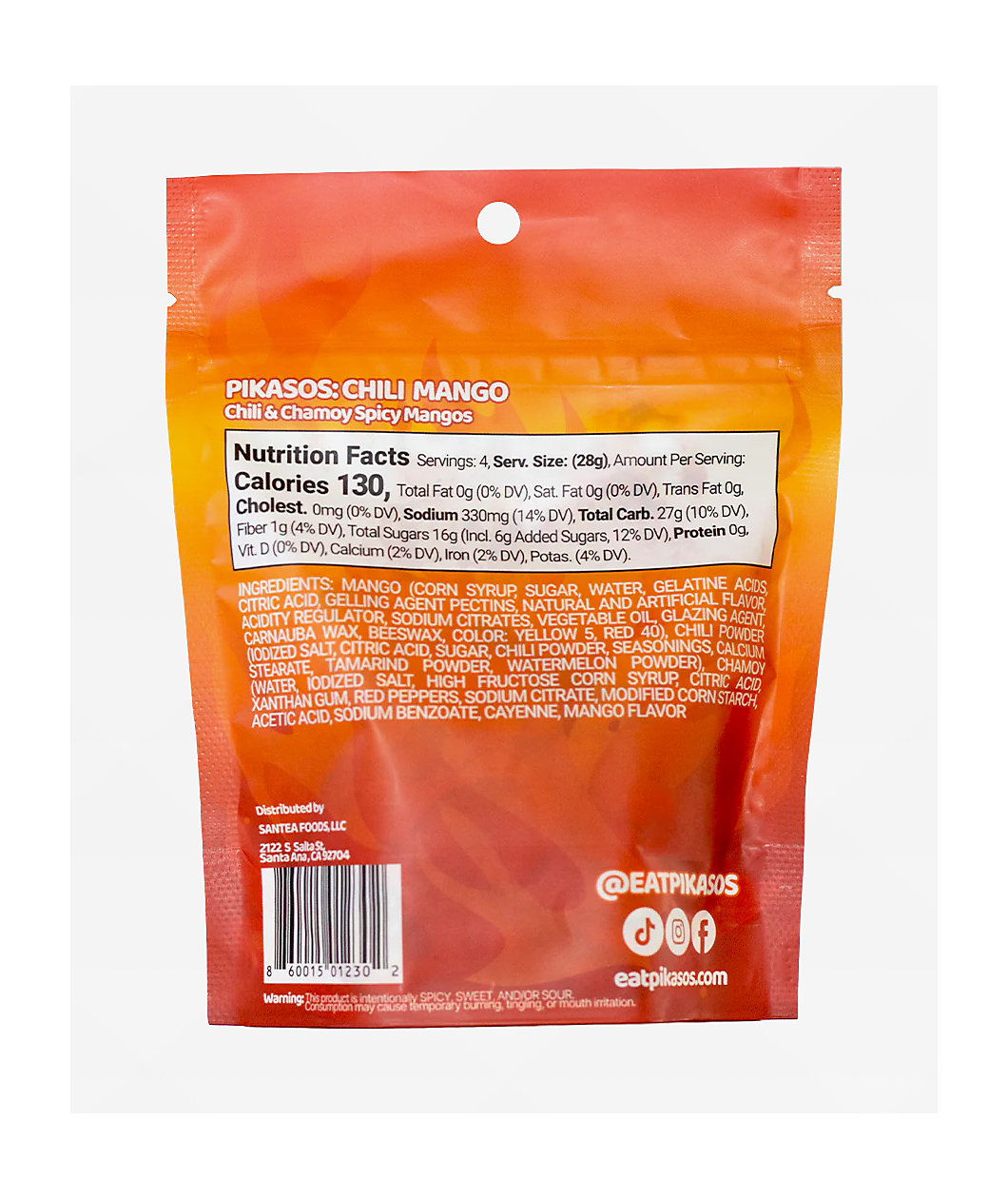 Pikasos Chili Mango Gummy Candy
