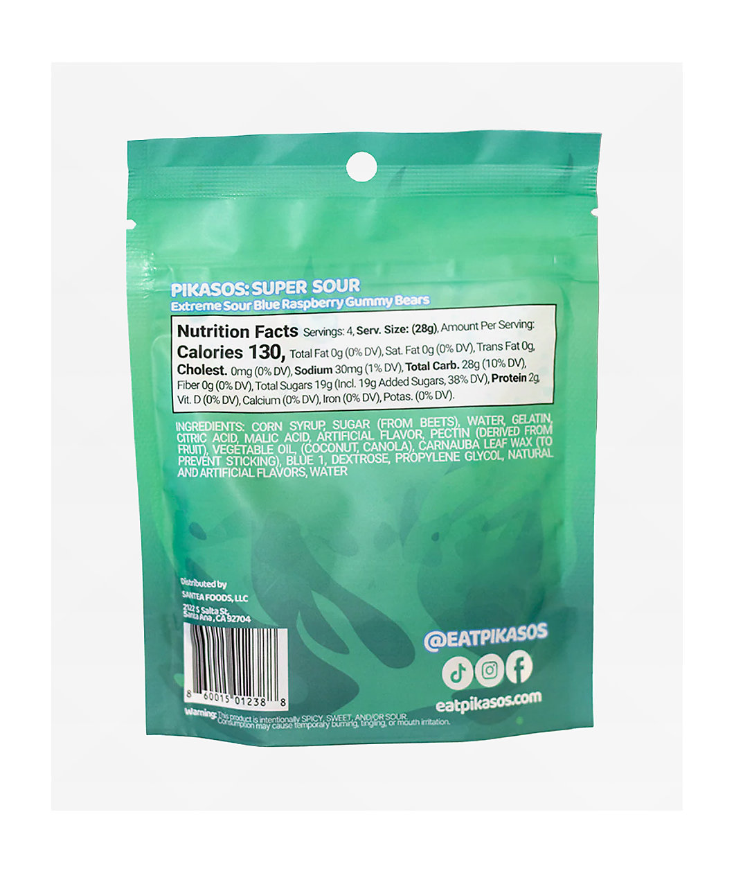 Pikasos Super Sour Gummy Candy