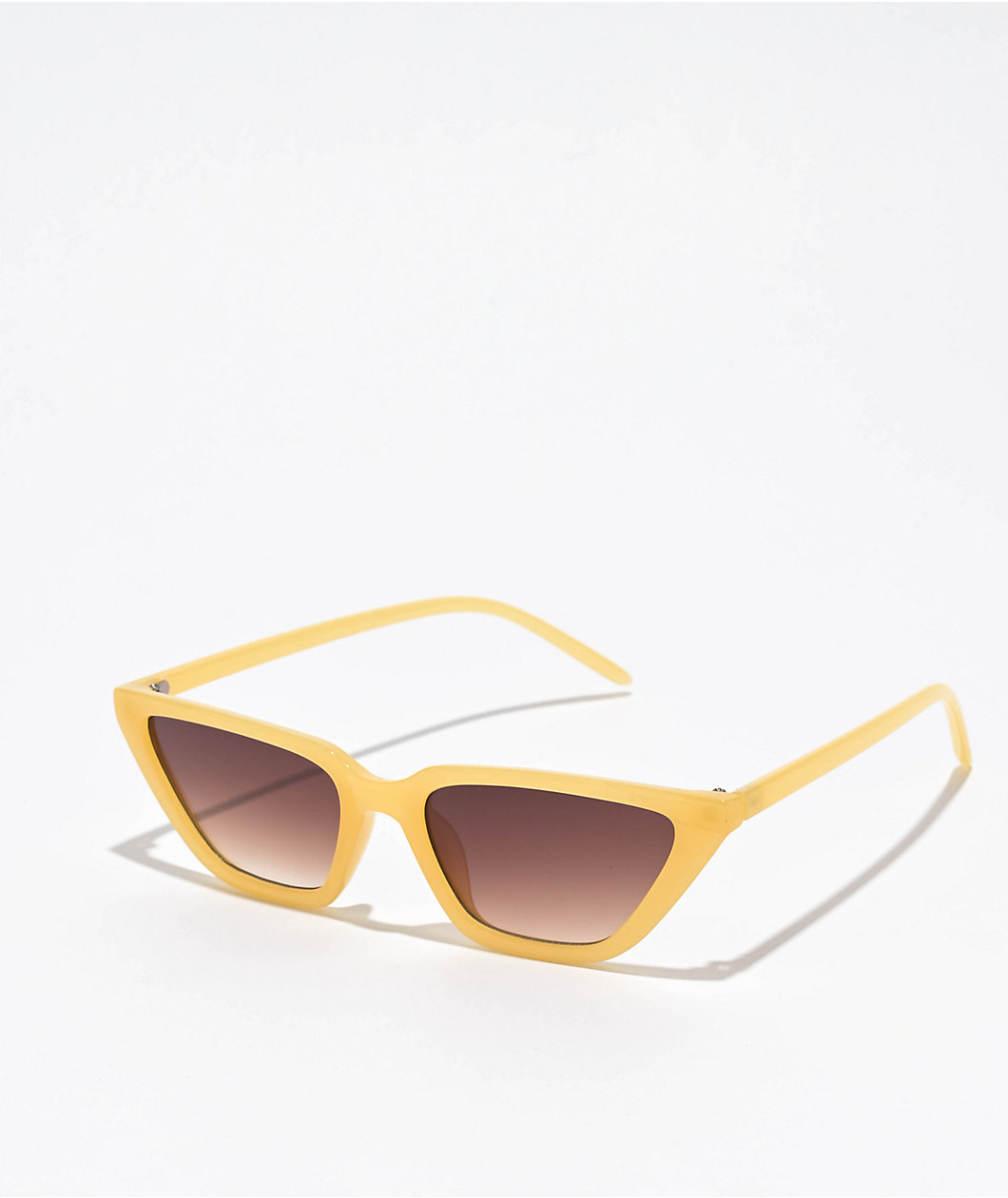 Pillow Yellow Cat Eye Sunglasses