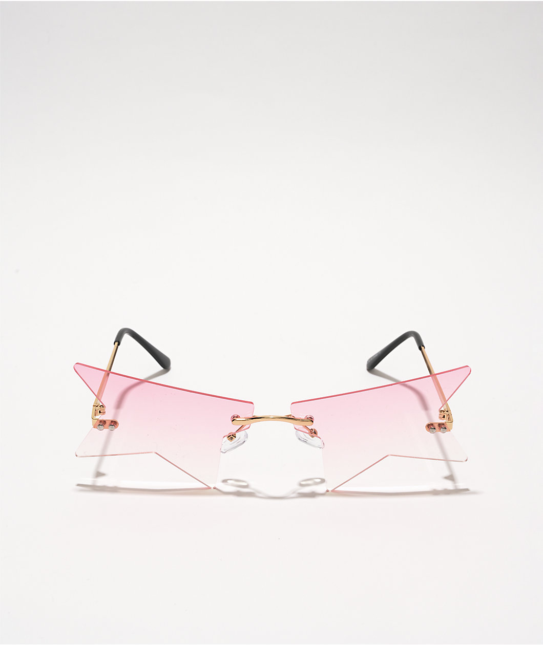 Pink Half Star Sunglasses