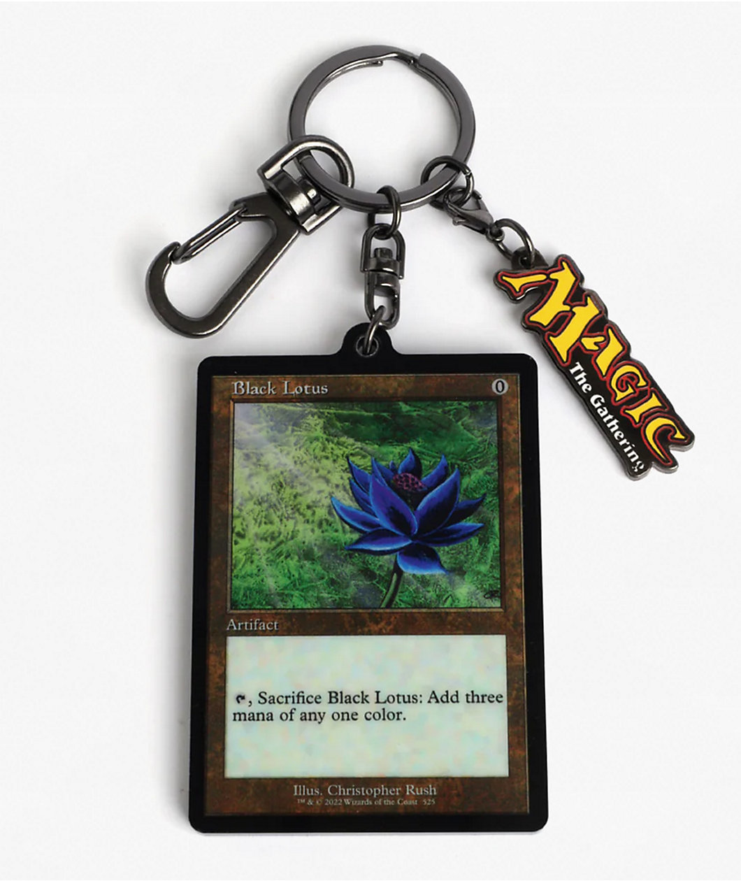 Pintrill x Magic The Gathering Black Lotus Keychain