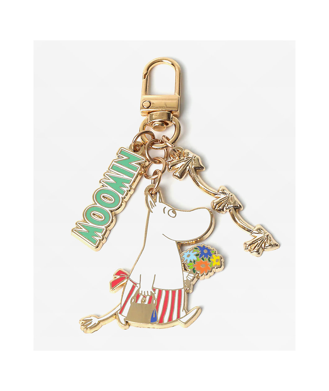 Pintrill x Moomin Mominmamma Flowers Keyclip