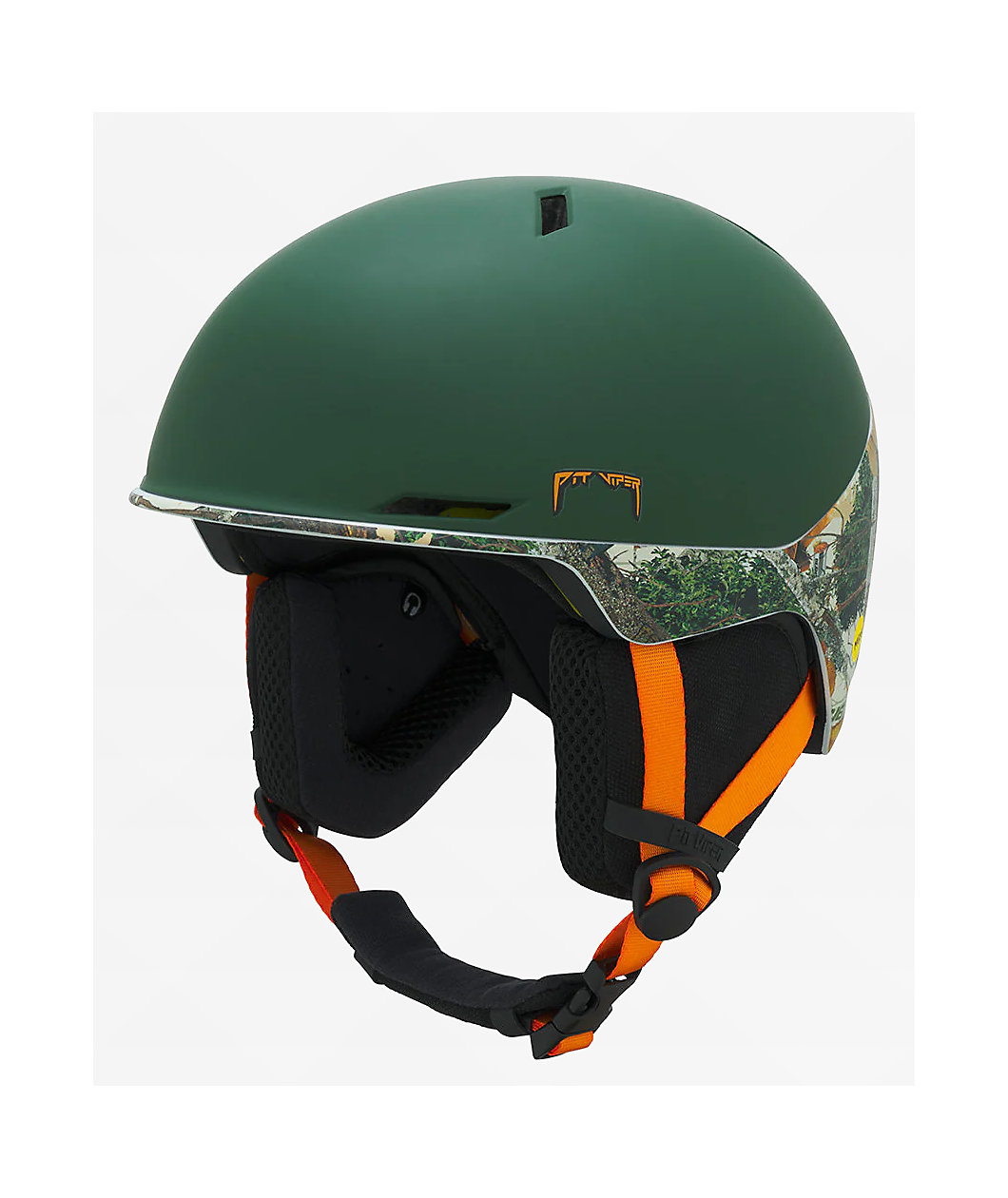 Pit Viper Actualbush Brainstorm Green & Camo Snowboard Helmet