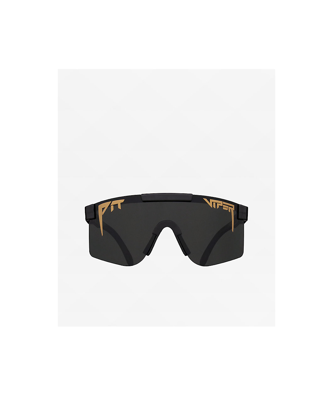 Pit Viper The Exec Single Wide Black & Smoke Polarized Sunglasses