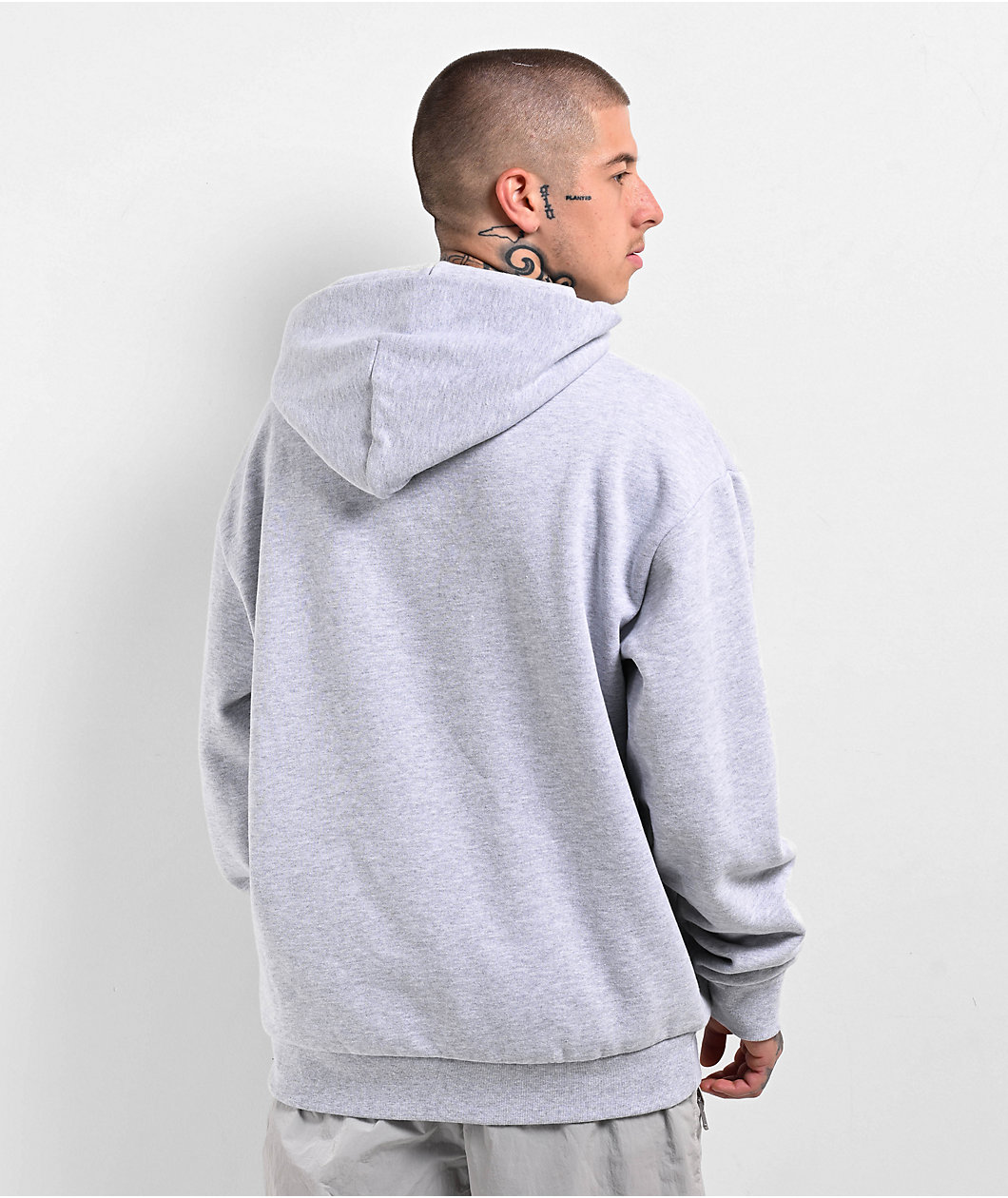 Planted Varsity Logo Grey Hoodie