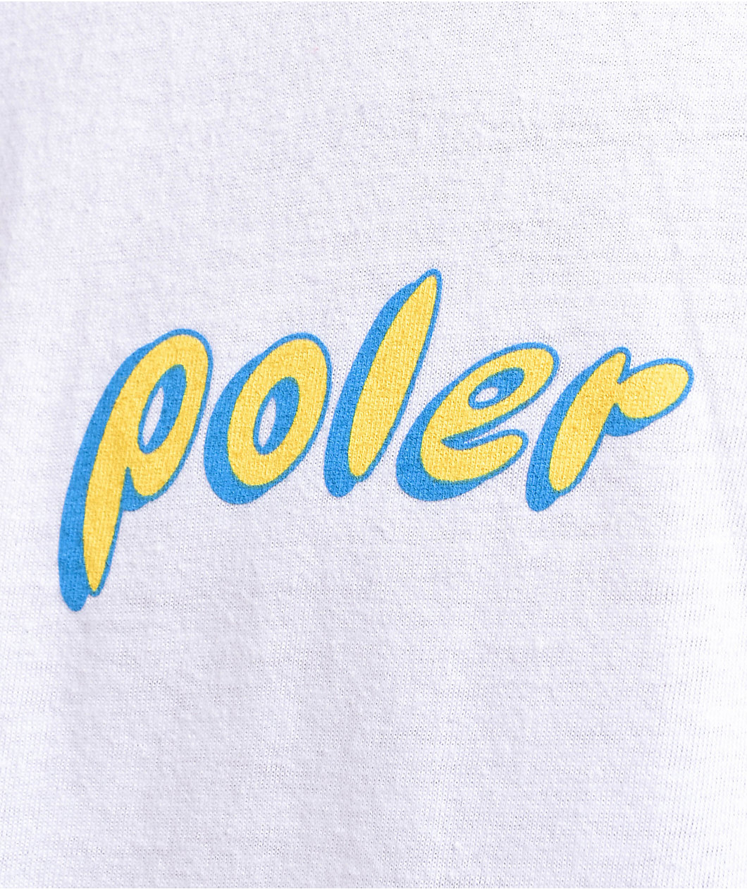 Poler Wavy White T-Shirt