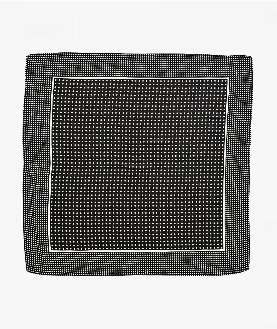 Polka Dot Black Head Scarf