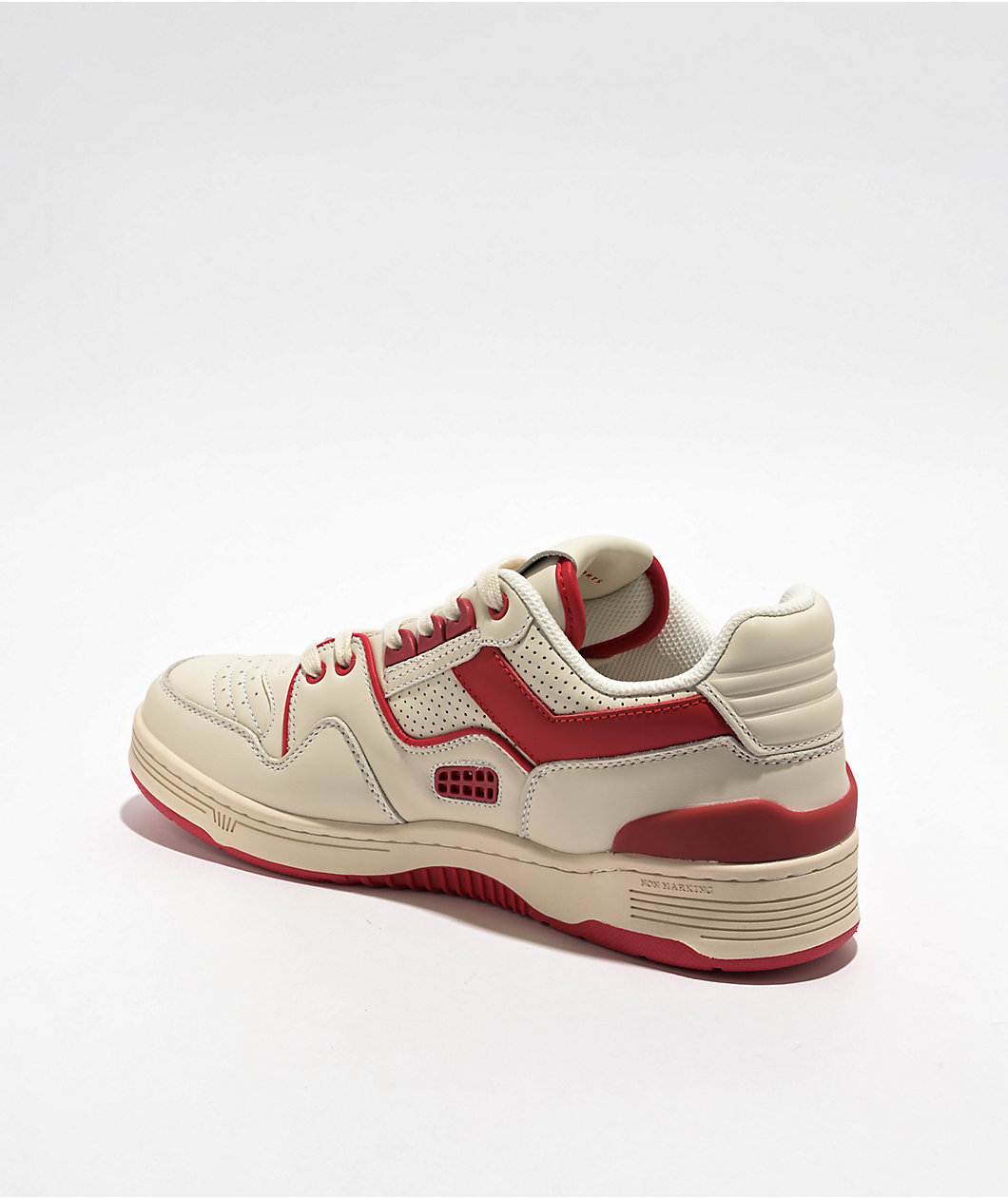 Pony M-100 Low Off White & Red Shoe