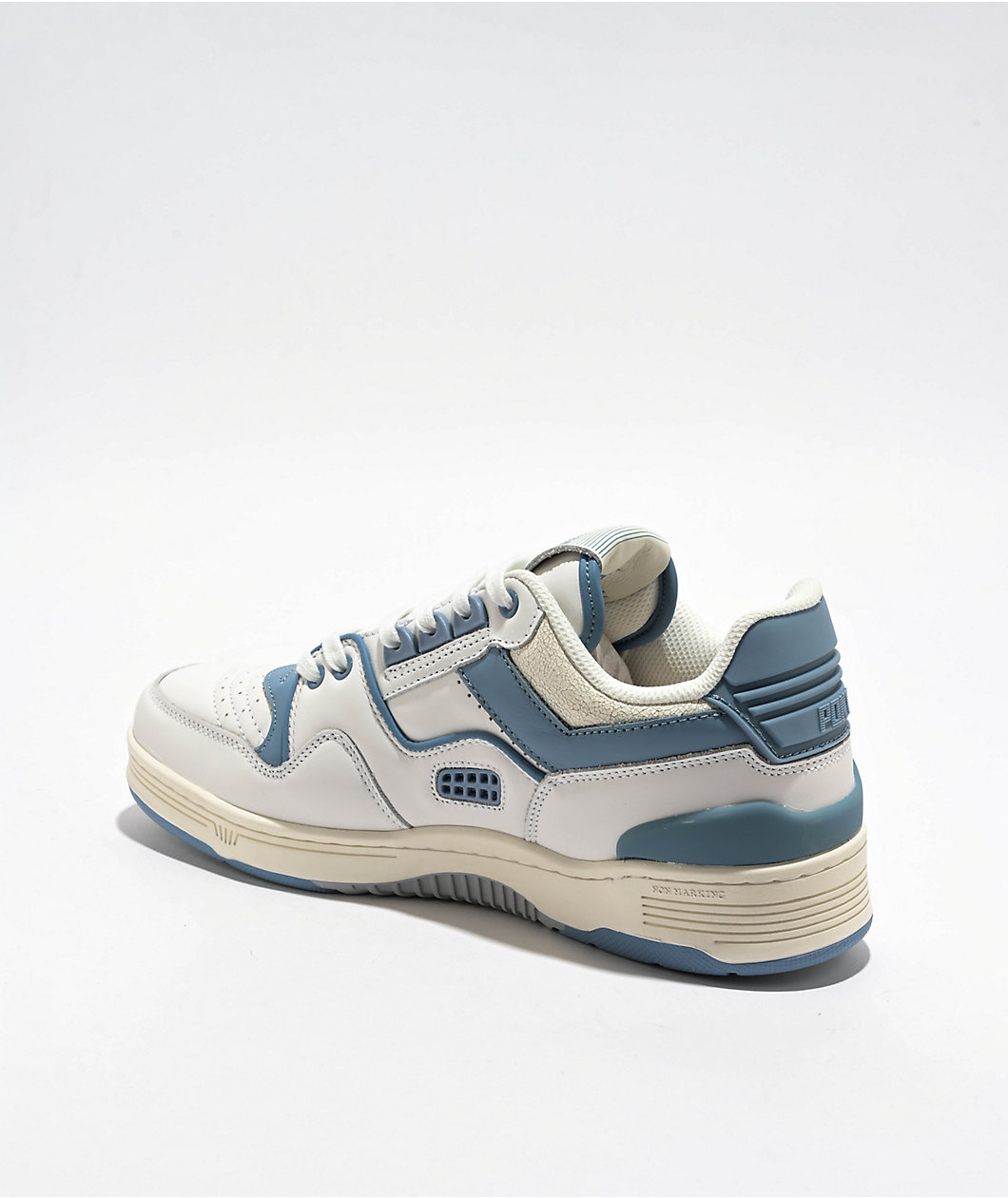 Pony M-100 Low White & Blue Shadow Shoes