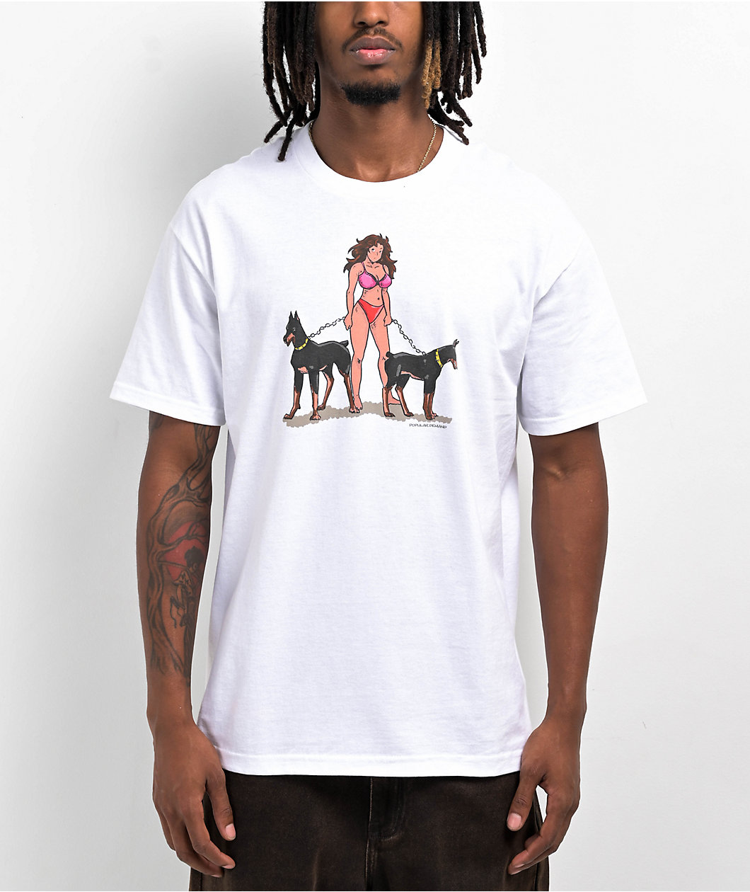 Popular Demand Best Friends White T-Shirt