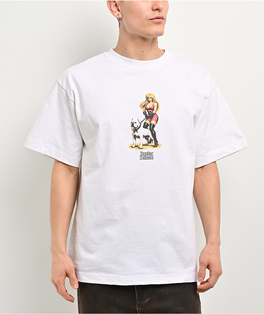 Popular Demand Bully White T-Shirt