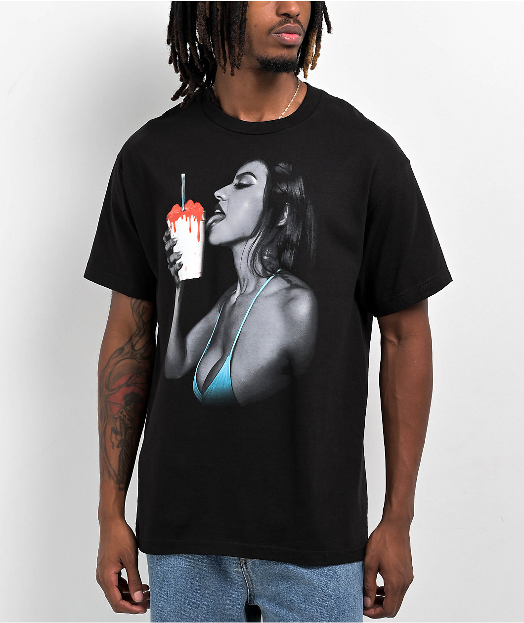 Popular Demand Slushy Black T-Shirt