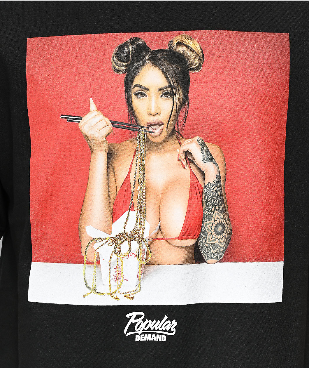 Popular Demand Takeout Black T-Shirt