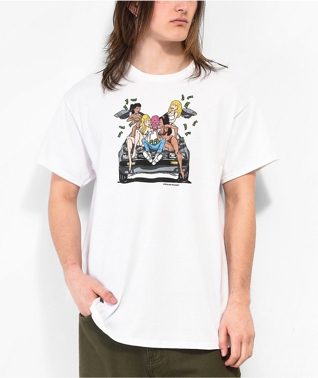 Popular Demand Wings White T-Shirt