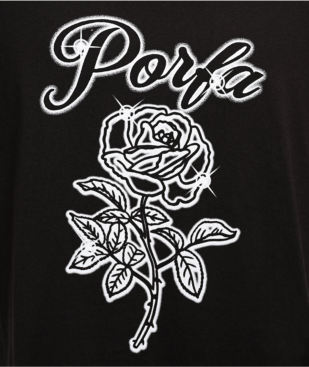 Porfa Dreamin Black T-Shirt