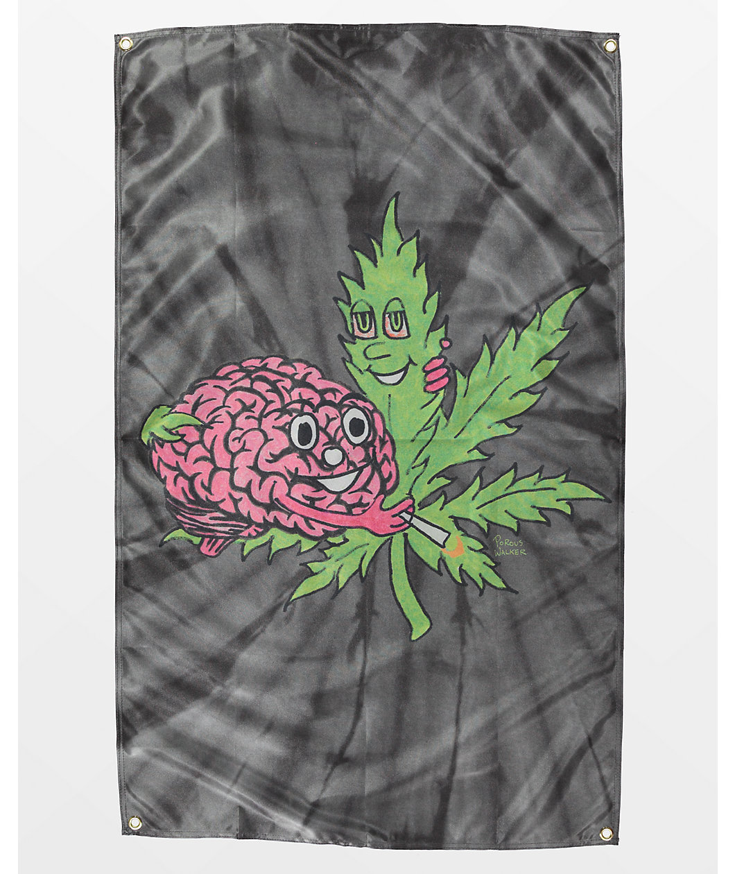 Porous Walker Besties Grey Tie Dye Banner