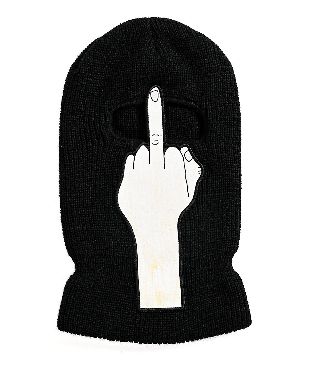 Porous Walker The Finger Black Balaclava