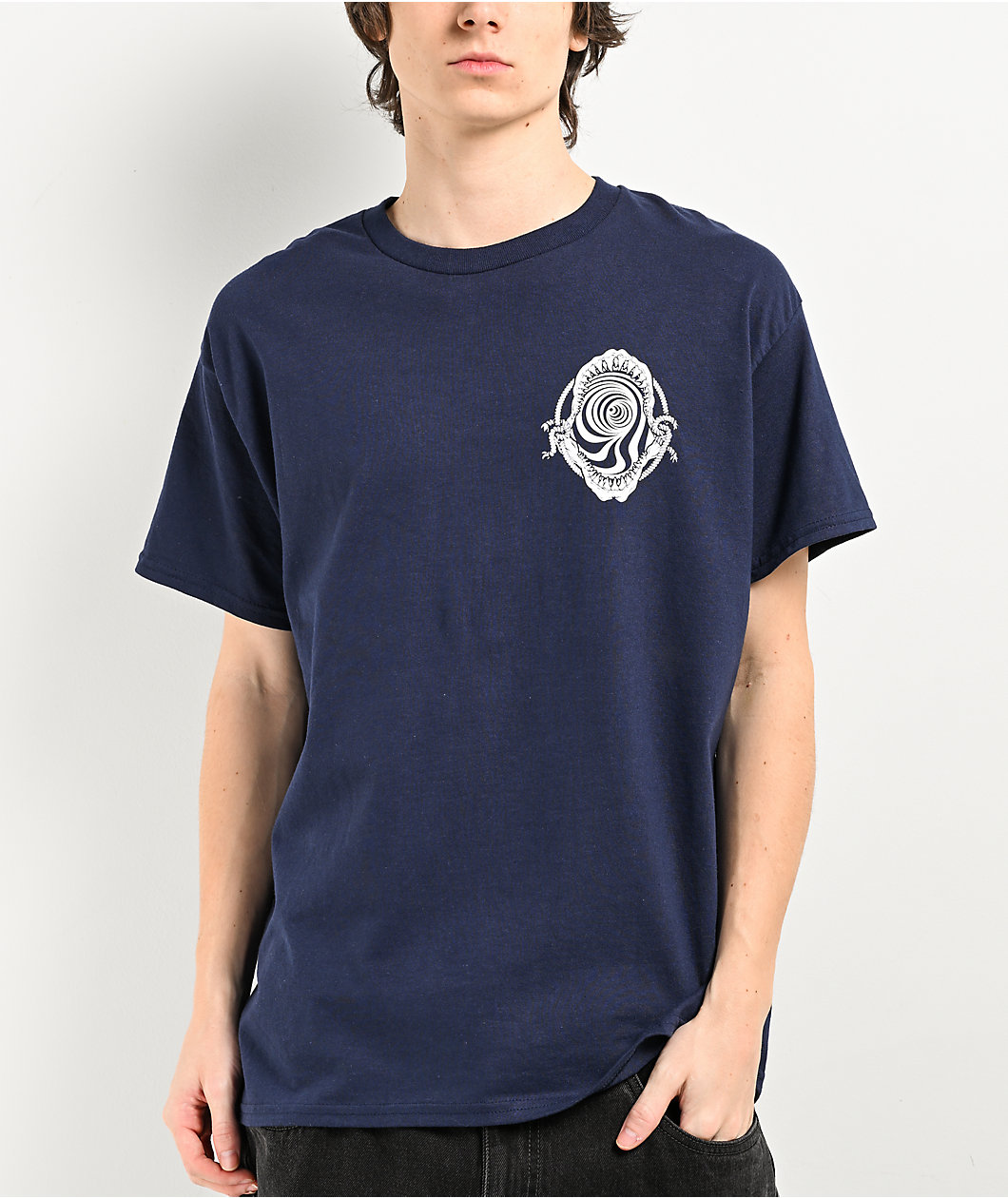 Portal Dimension Jaws Vortex Navy T-Shirt