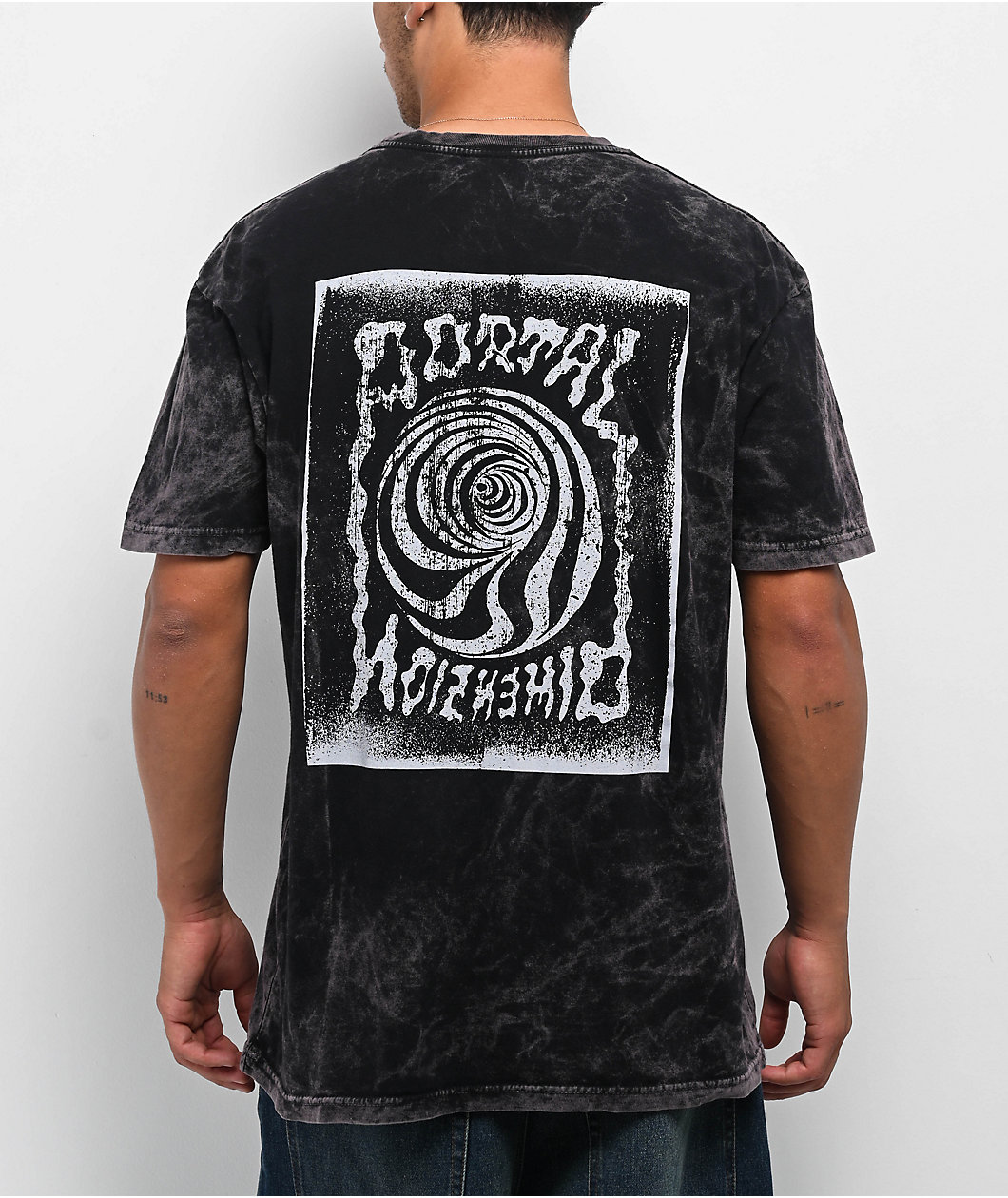 Portal Dimension Owl Candle Vintage Black T-Shirt
