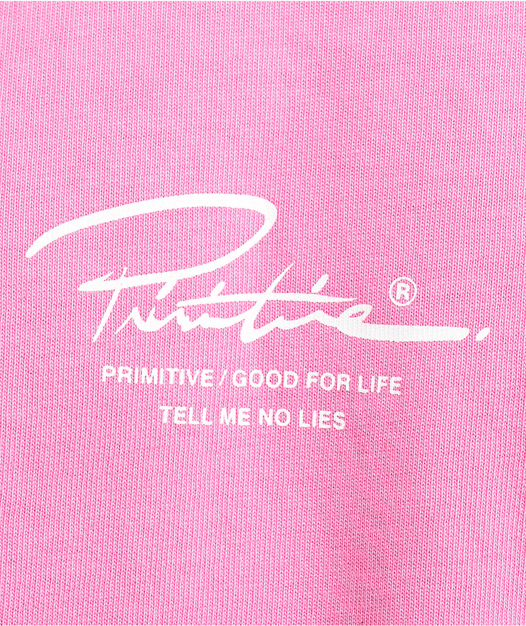 Primitive Angelo Pink Heavyweight T-Shirt