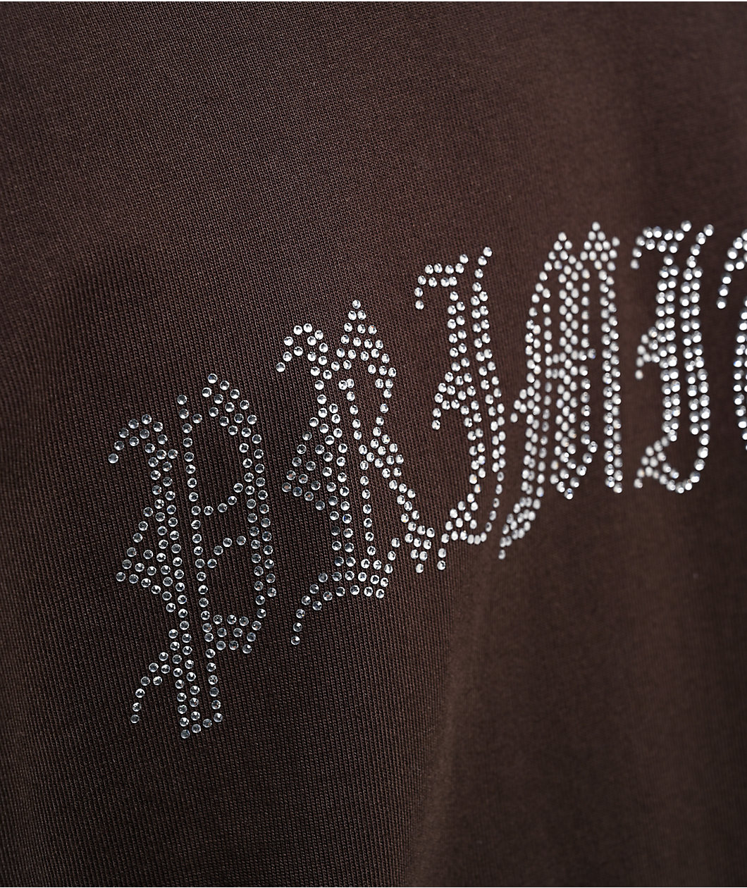 Primitive Archie Rhinestone Brown Heavyweight T-Shirt