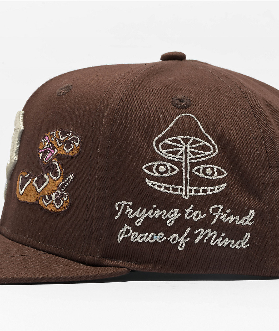 Primitive Badlands Brown Snapback Hat