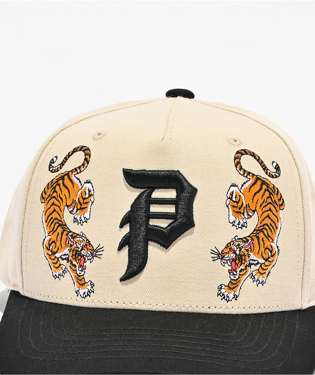 Primitive Big City Natural & Black Snapback Hat
