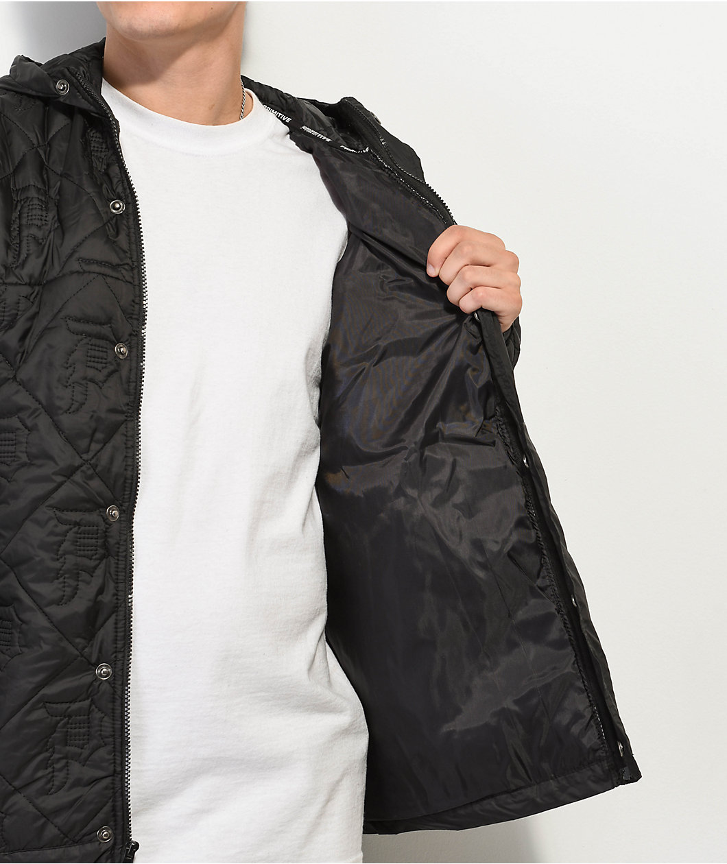 Primitive Black Quilted Puffer Jacket