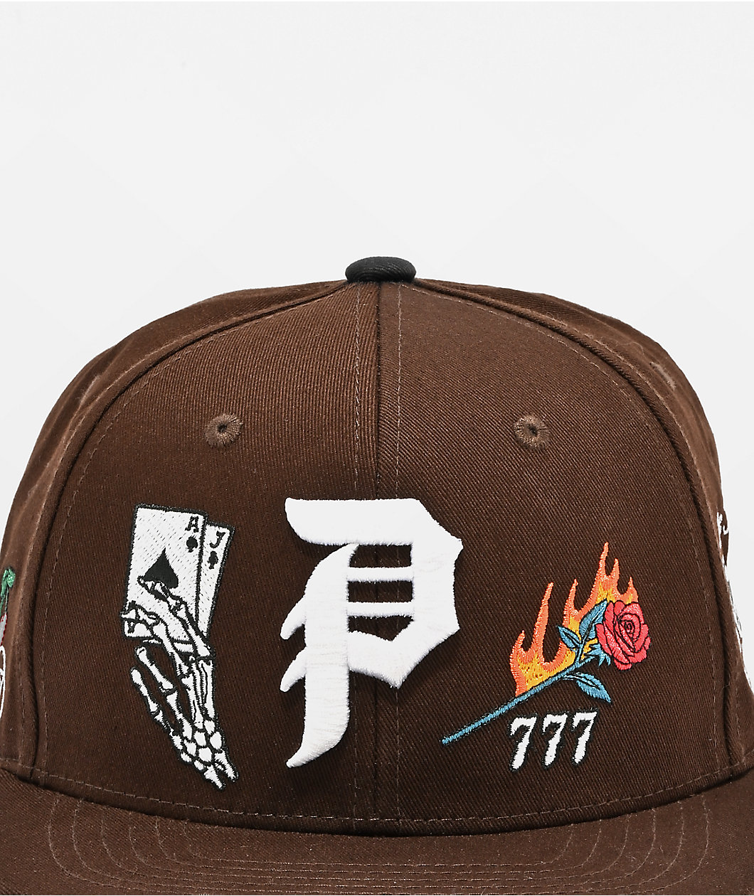 Primitive Blackjack Brown Snapback Hat