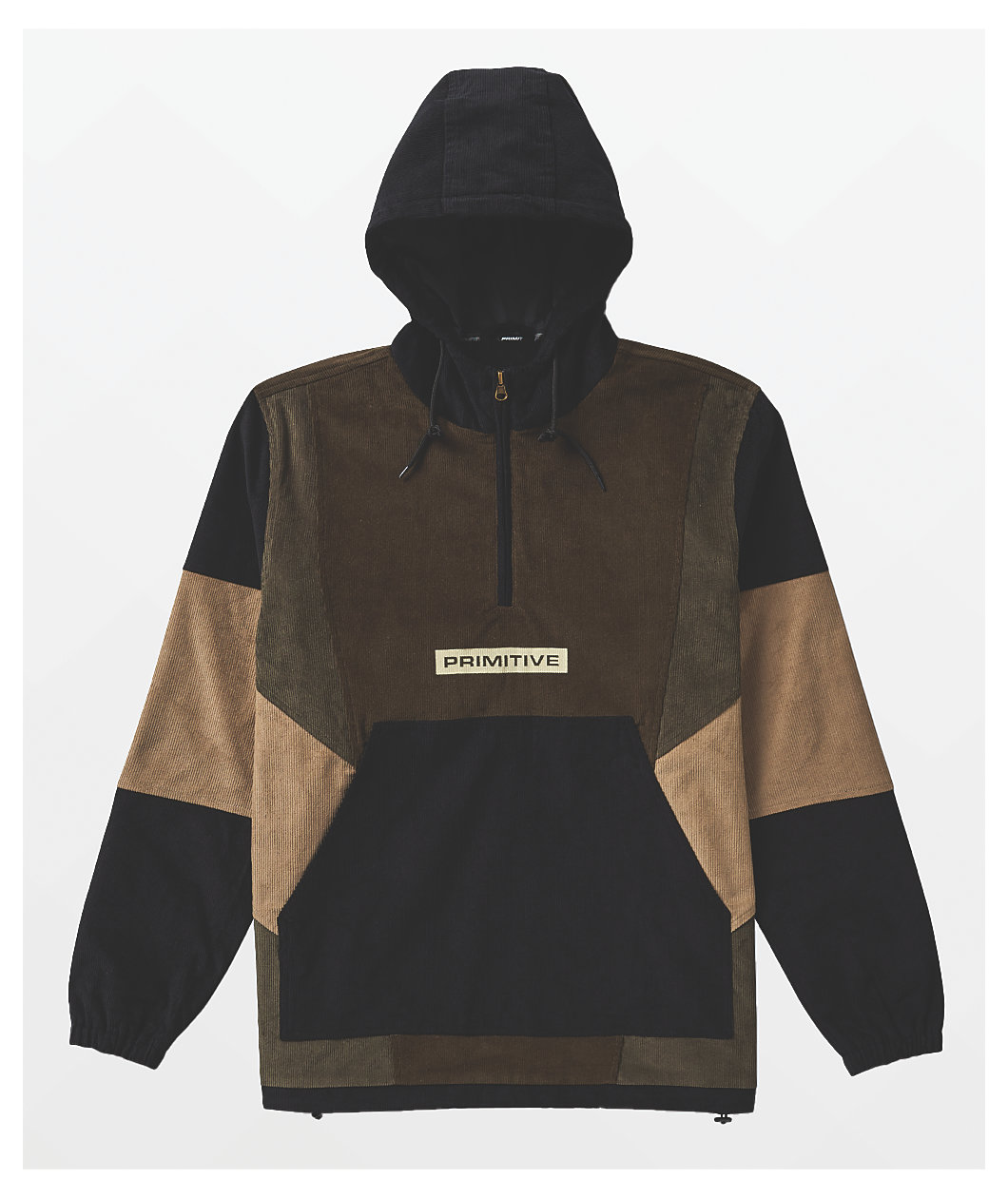 Primitive Block II Brown Corduroy Anorak Jacket