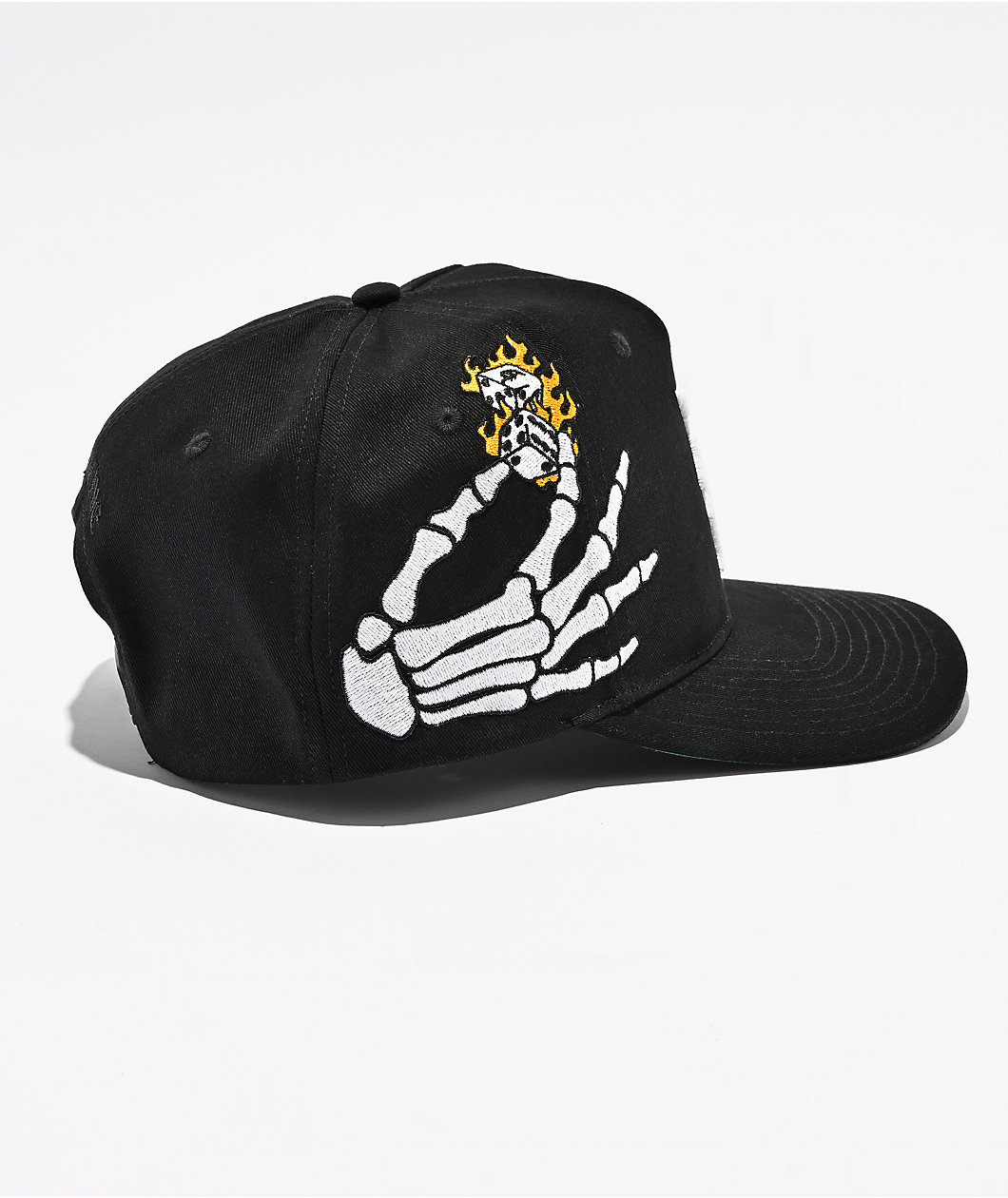 Primitive Bones II Black Snapback Hat