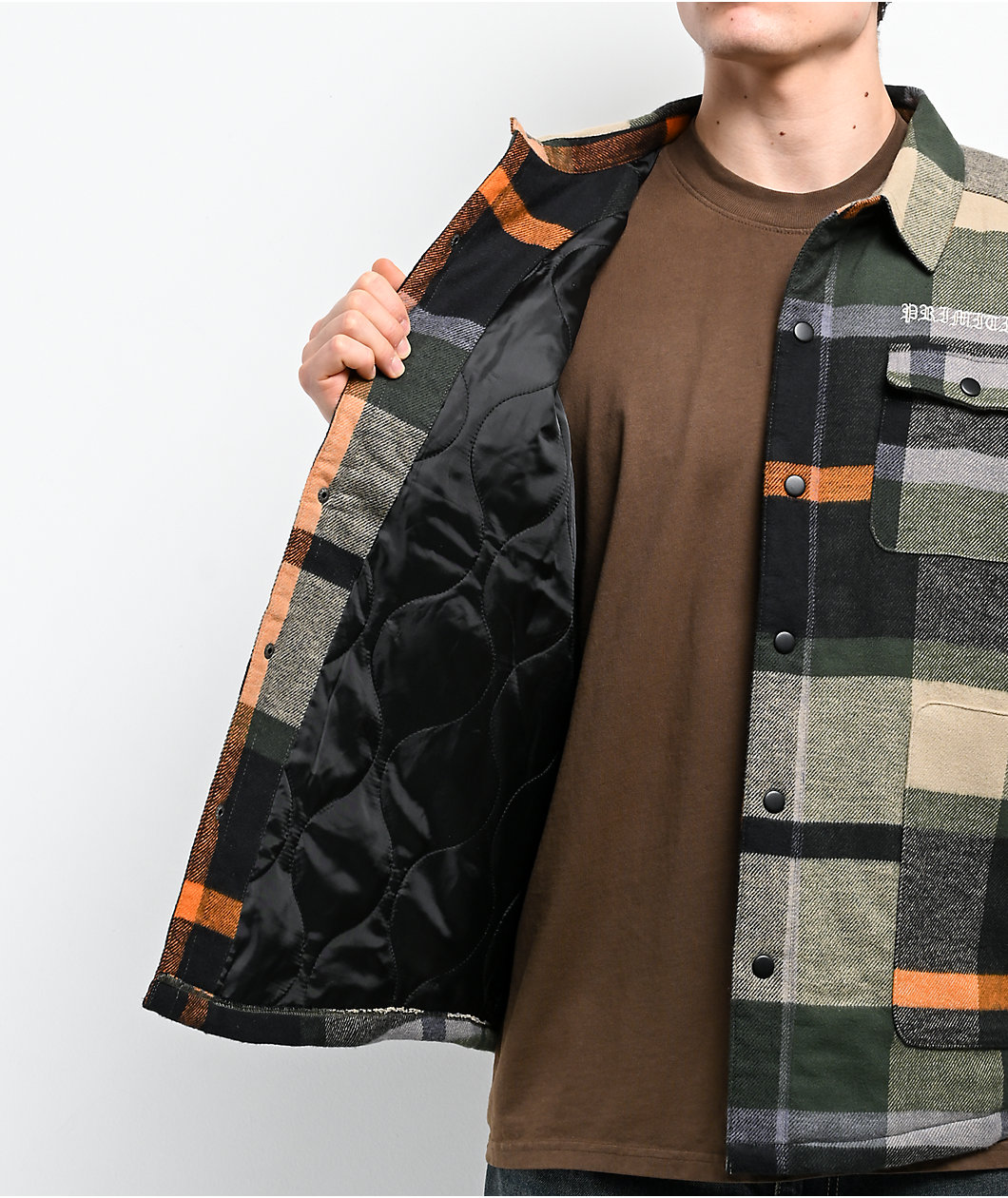 Primitive Circuit Green Flannel Jacket