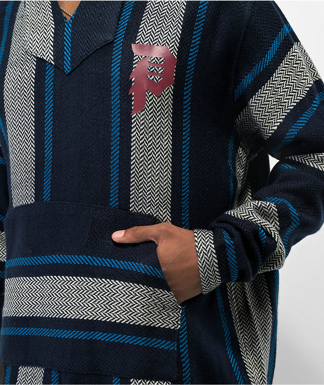 Primitive Dirty P Blue Baja Hoodie