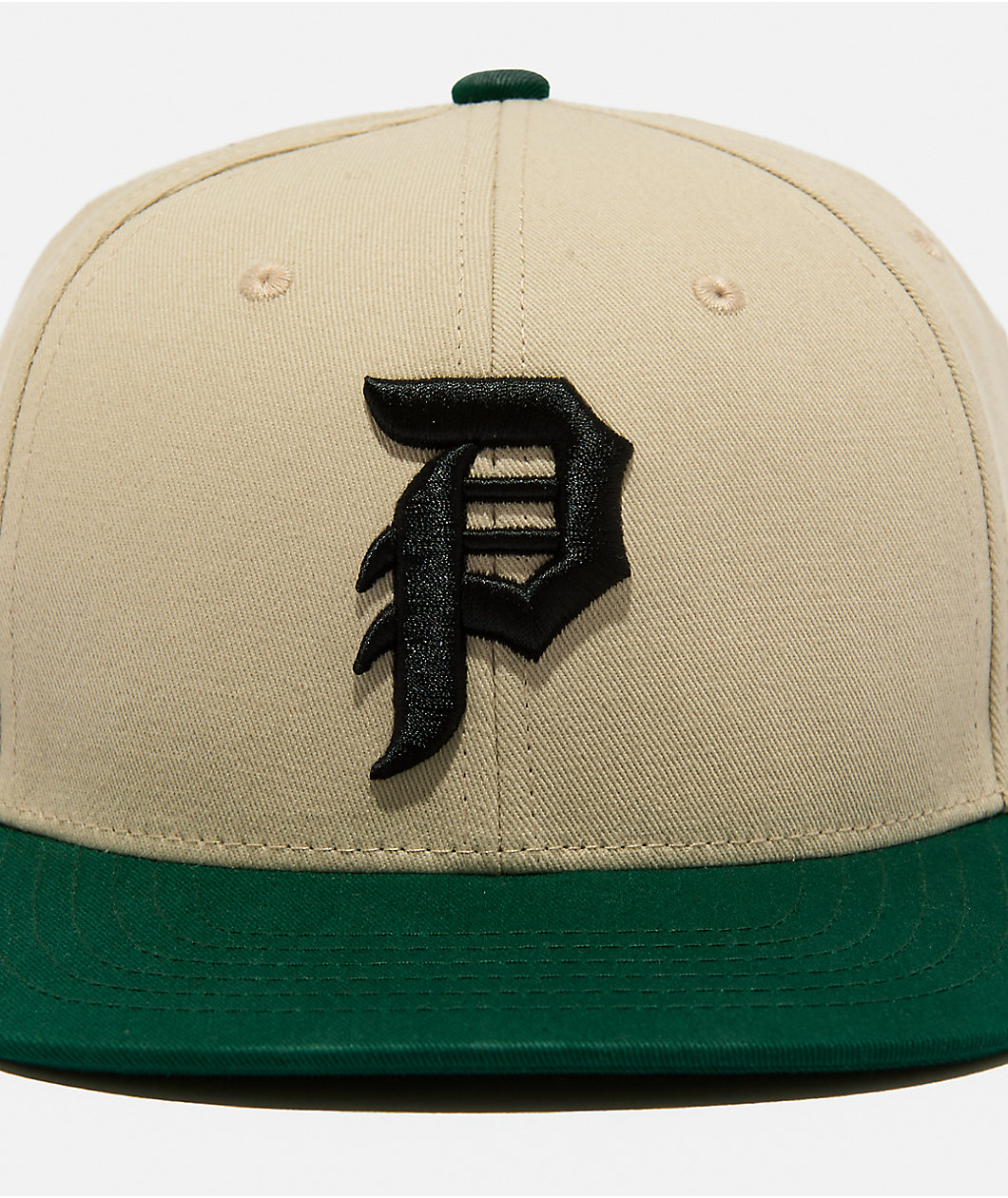 Primitive Dirty P Grey & Green Snapback Hat