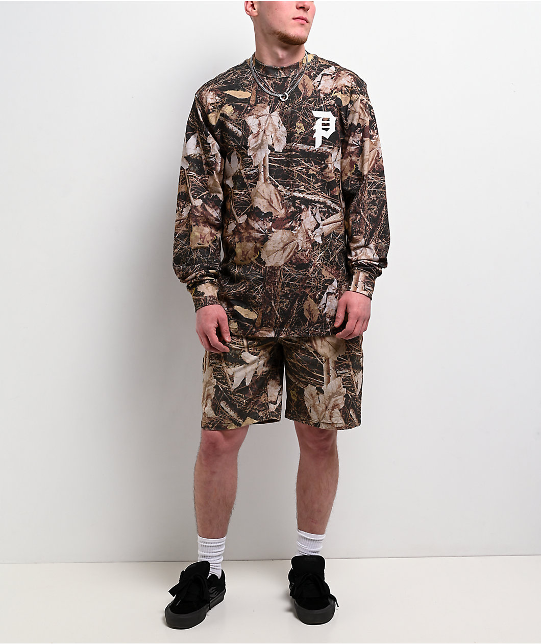 Primitive Dirty P Shaw Camo Heavyweight Long Sleeve T-Shirt