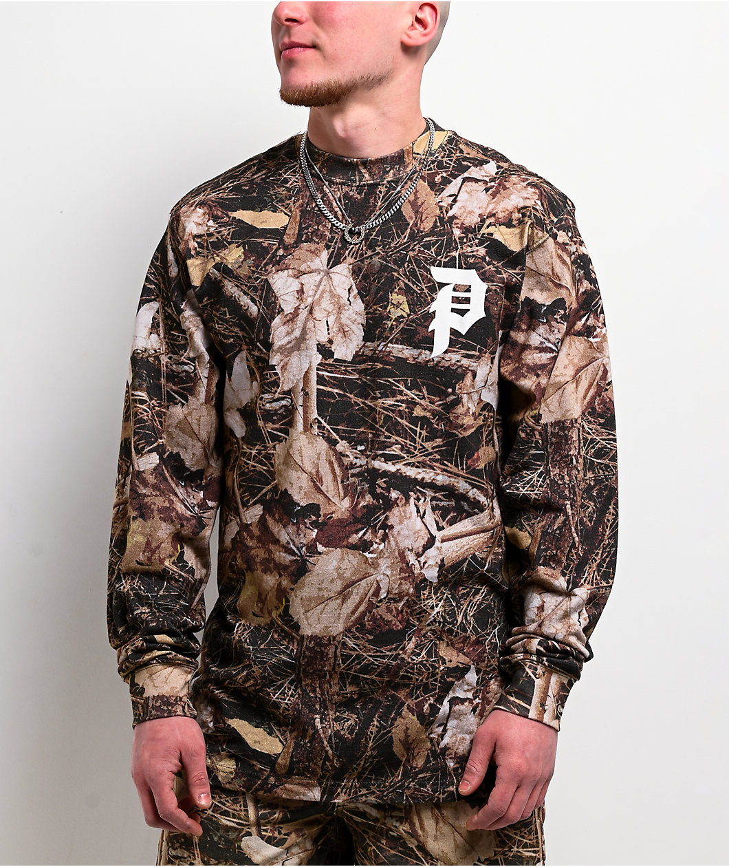Primitive Dirty P Shaw Camo Heavyweight Long Sleeve T-Shirt
