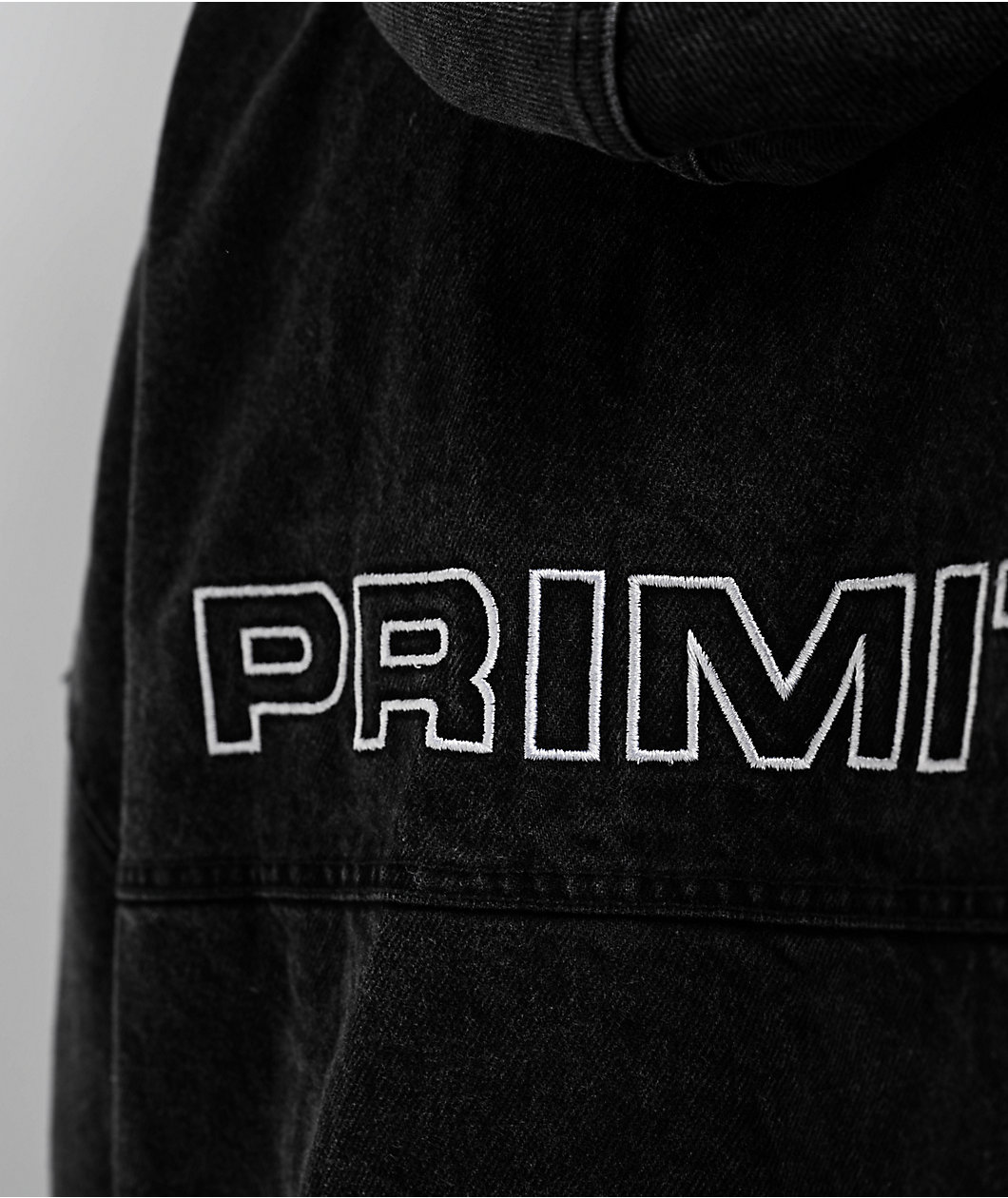 Primitive Emporer Anorak Black Wash Denim Jacket