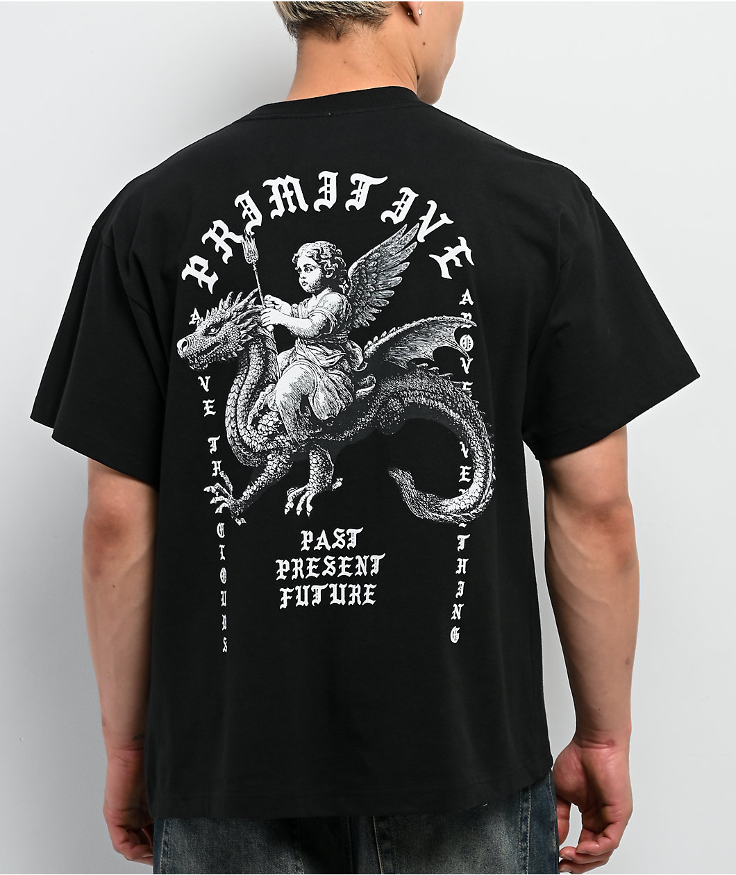 Primitive Fantasy Black Heavyweight T-Shirt
