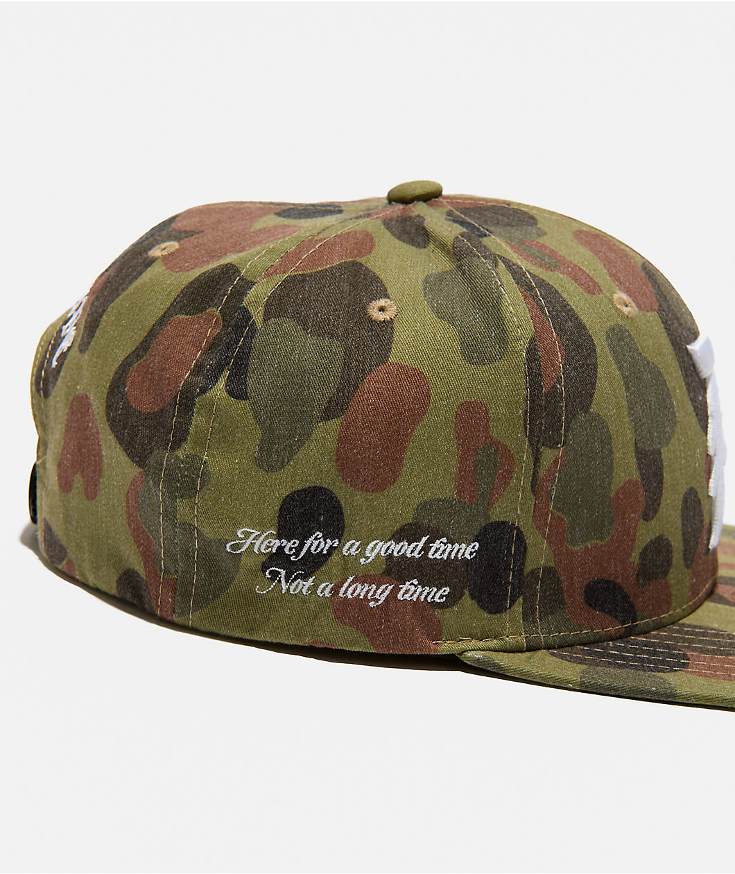 Primitive Good Time Camo Snapback Hat