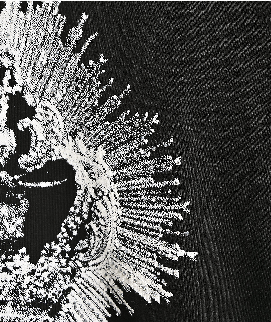 Primitive Grace Rhinestone Black T-Shirt