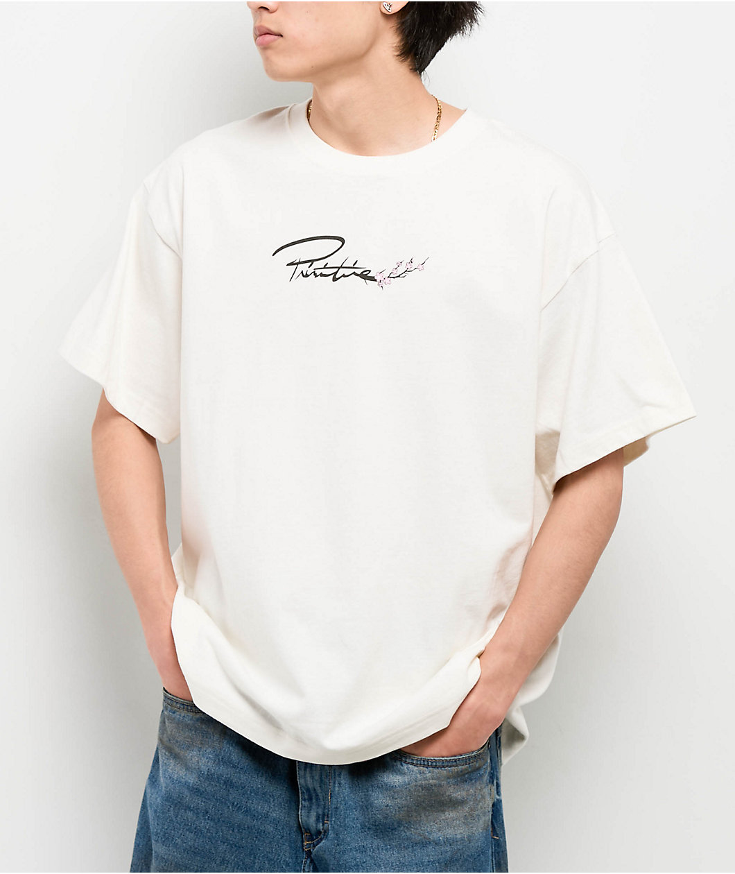 Primitive Hills Cream Heavyweight T-Shirt