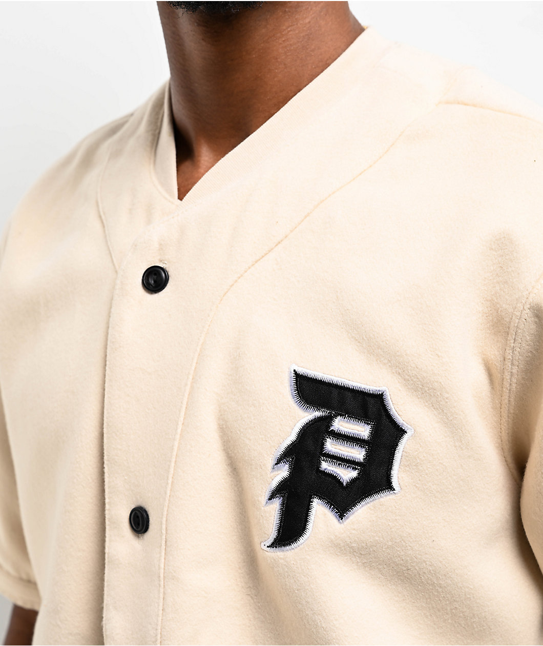 Primitive Hiro Cream Baseball Jersey